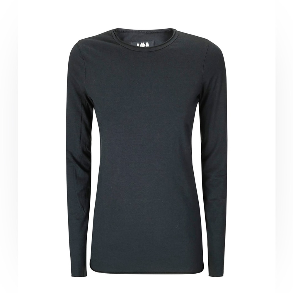Labo.art Basica Long Sleeve T-shirt charcoal dark grey size 2 (M) perfect condit - Picture 3 of 12